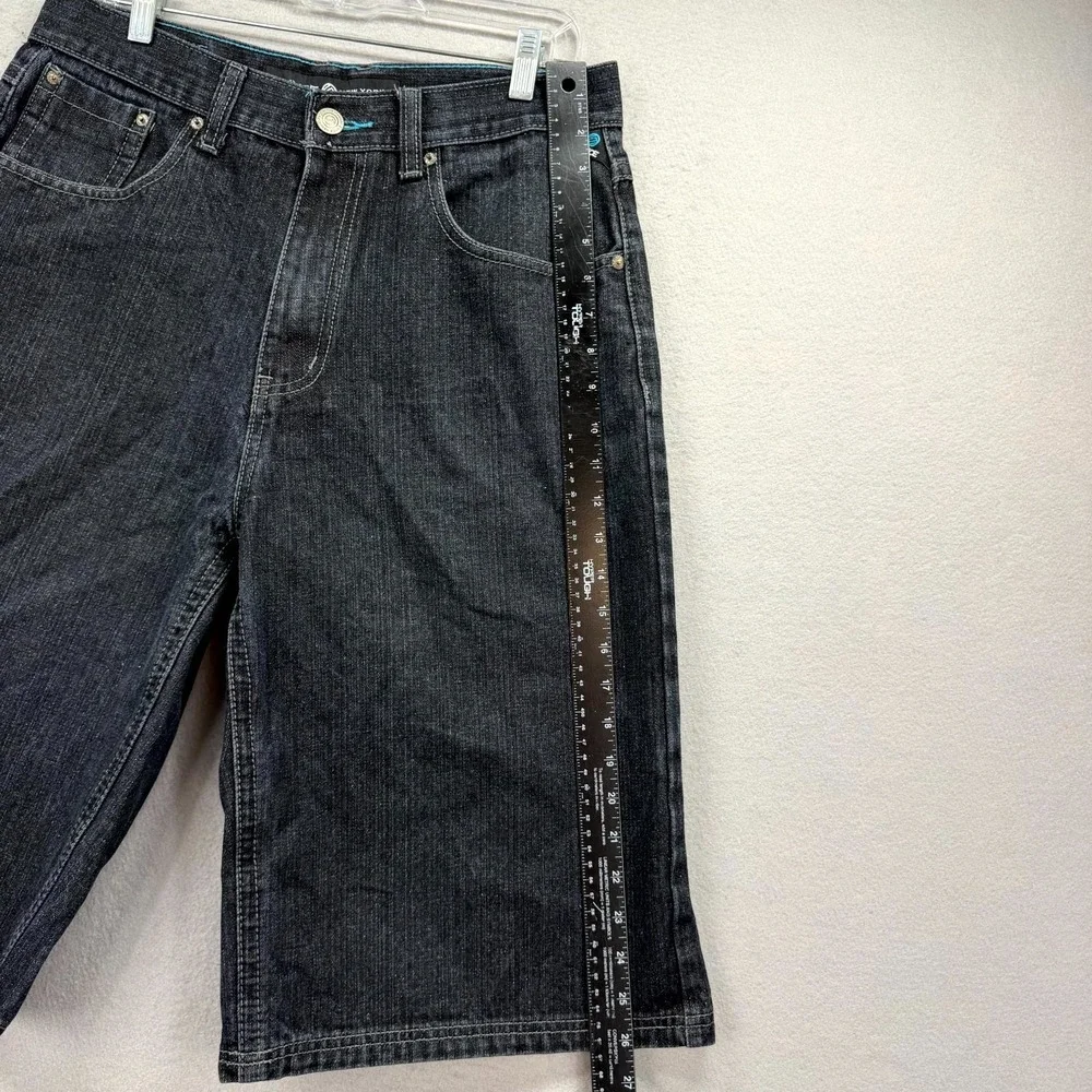 Vintage Enyce Baggy Jean Shorts Mens 34 Blue Denim Y2K Skater Grunge‎ Streetwear